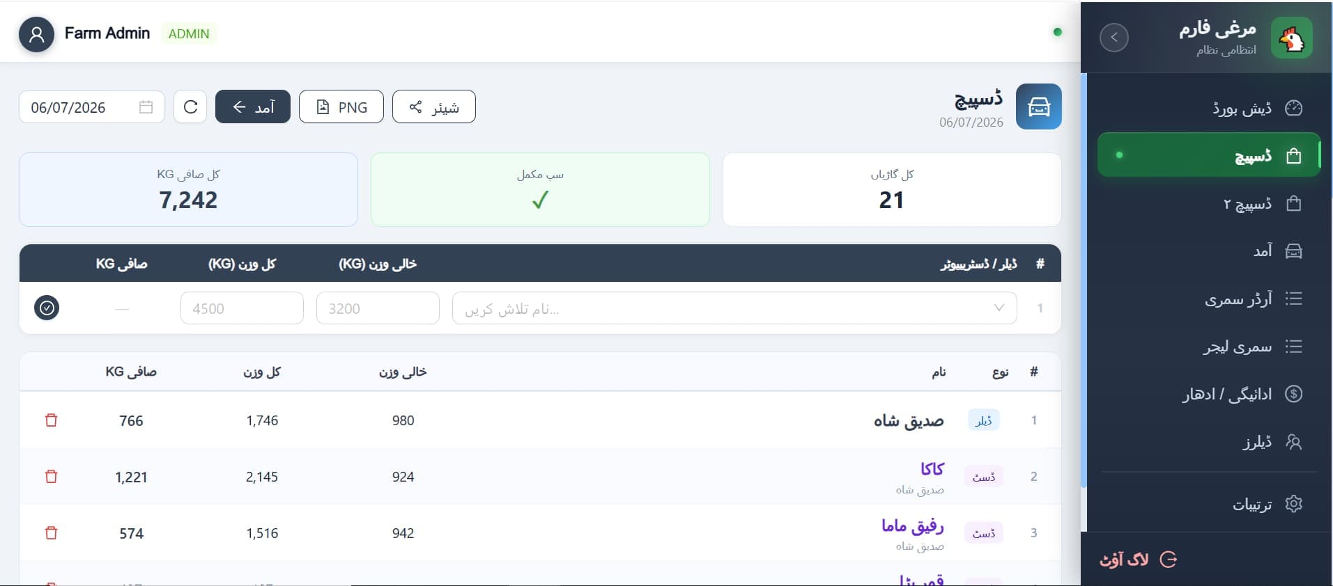 Poultry Farm Management System screenshot 2