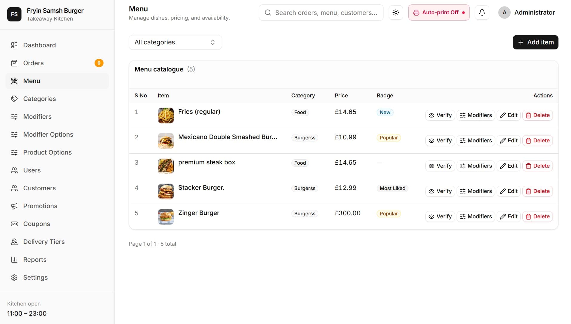 Fryin Samsh Burger Takeaway screenshot 7