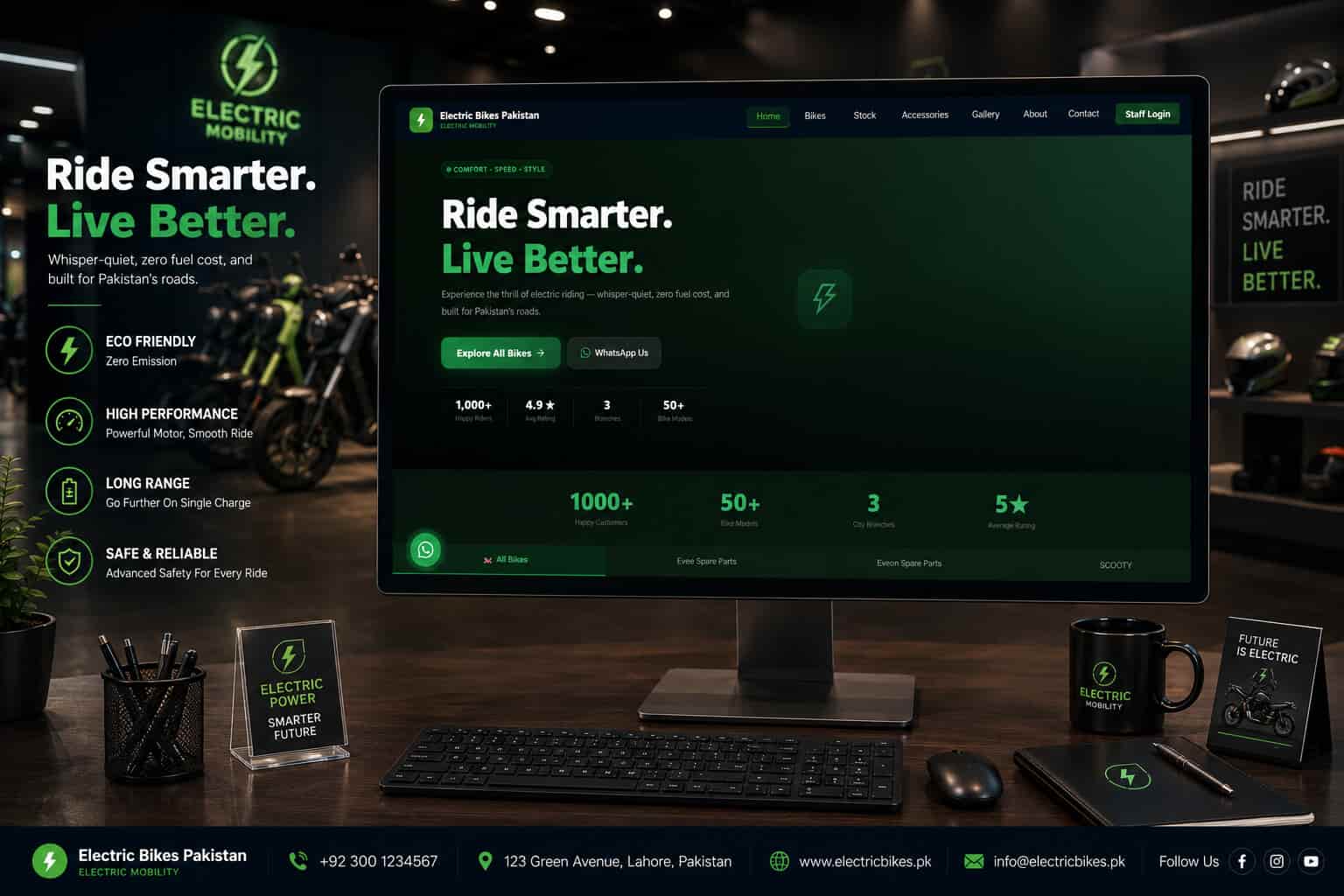 Electric Bikes ERP System screenshot 2