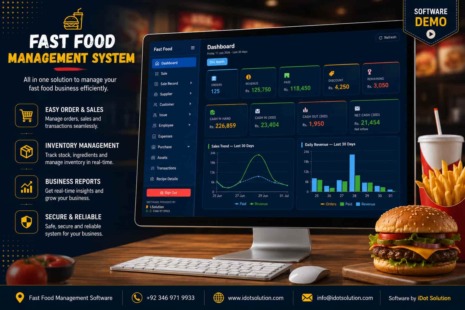 Restaurant POS System screenshot 1