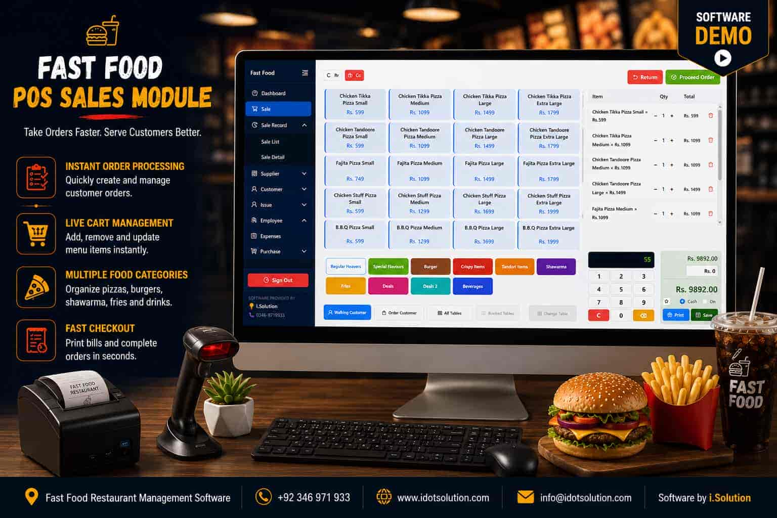 Restaurant POS System screenshot 2