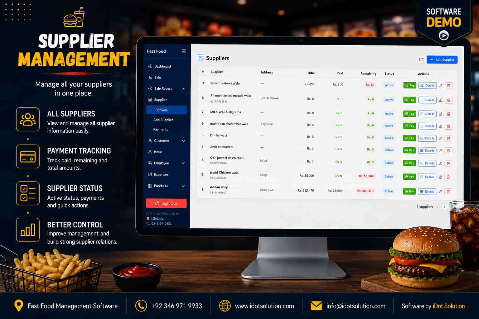 Restaurant POS System screenshot 3